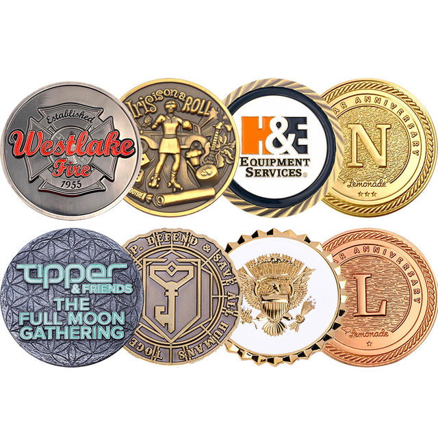 Free Design Coin Maker Manufacture 3D Zinc Alloy Gold Silver Brass Copper Metal Logo Coins Custom Made Police Navy Army Souvenir Challenge Coin