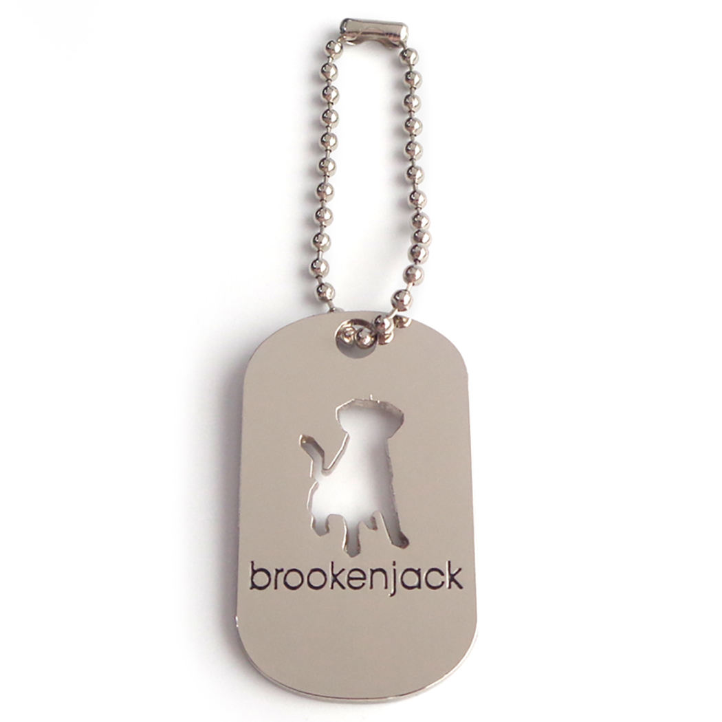 Custom Popular Metal Stainless Blank Unique Name Dog Tags