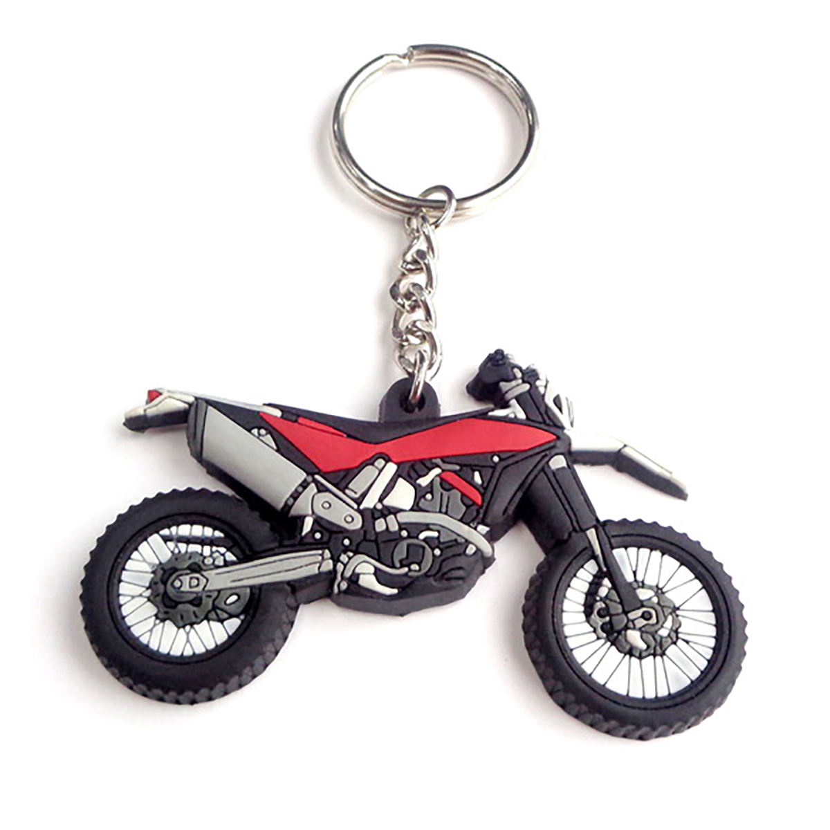 Custom Vietnam Soft Pvc Motorcycle Keyring Keychain Rubber