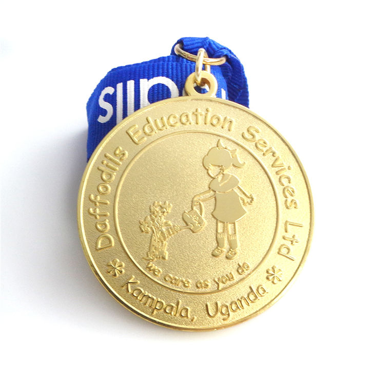 Promotional Metal Customized Logo Design Gold Plating Medals Die Casting Plating Bronze Customized Design Medal