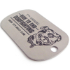 2023 Wholesale Custom Engraving Sublimation Stainless Steel Blank Dog Tag