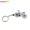 Oem Custom Souvenir Soft Pvc Bike Shape Keychain Pvc Rubber Key Chain High Quality Silicone Key Rings