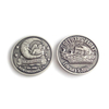 No Minimum Free Design 3D Zinc Alloy Gold Silver Brass Metal Coin Custom Made Medieval Coins