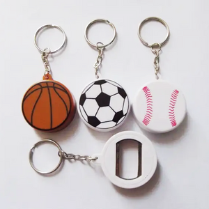 OEM Wholesale Custom Metal Basketball Football Baseball Keychain