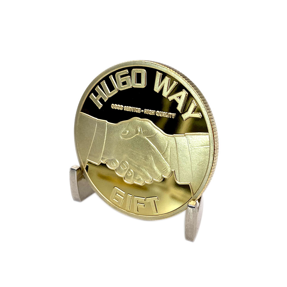 No Minimum Free Design 3D Zinc Alloy Gold Silver Brass Metal Coin Custom Made Mirror German Coins