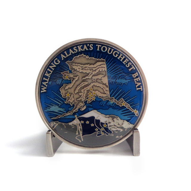 High Quality Custom US Style Metal Brass Silver Souvenir Challenge Coin