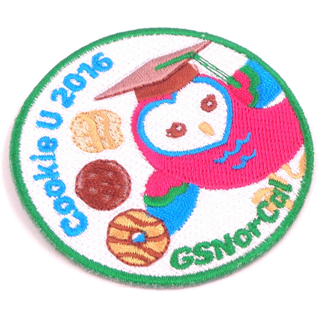 Multi Badge Custom Earth Fruit Word Textile Embroidery Patch for Garment