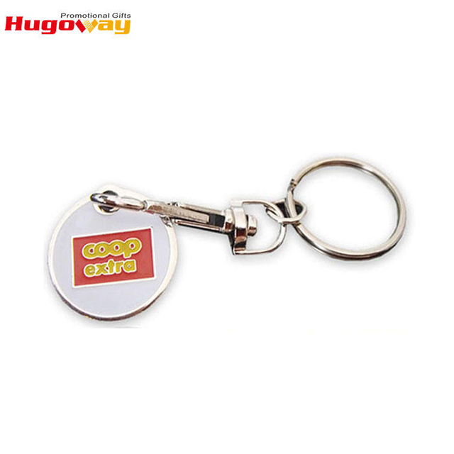 Metal Keychain Manufacturers Custom Trolley Coin Stamping Key Rings