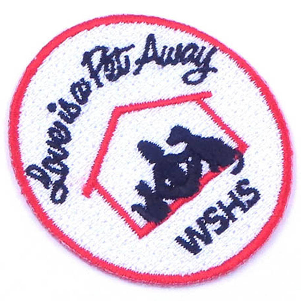 Heat Cut Custom Logo Embroidery Patch Badge Iron On Patch