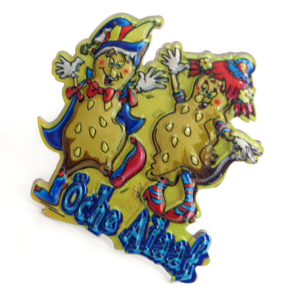 Custom 3D Metal Clown Character Cartoon Badge Character Art Printing Lapel Pin Badge