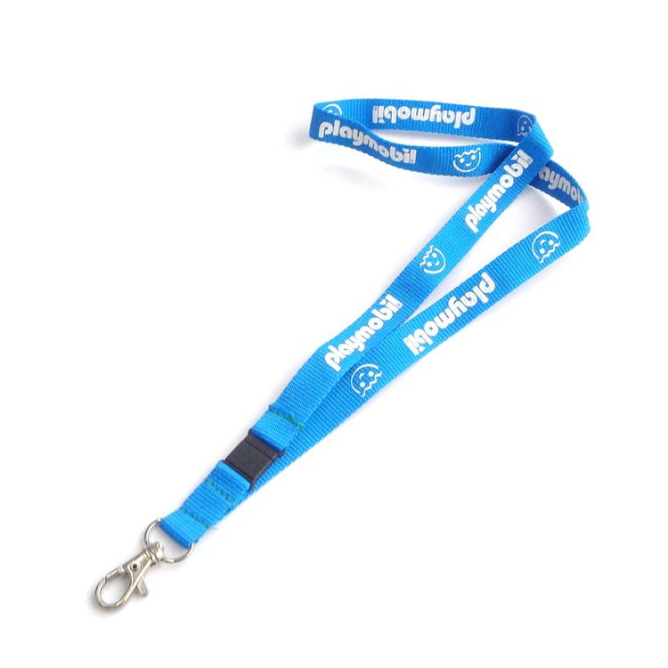 No Minimum Order Custom Nylon Polyester Print Keychain Neck Strap Medal Sublimated Card Holder Lanyard With Logo Custom