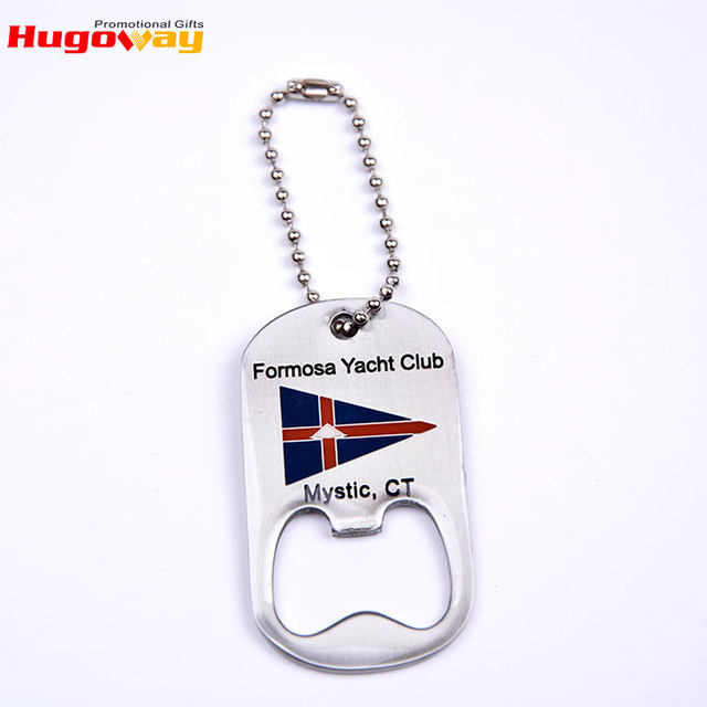 Custom Christmas Giveaway Cheap Custom Wall Sublimation Keychain Beer Bottle Opener
