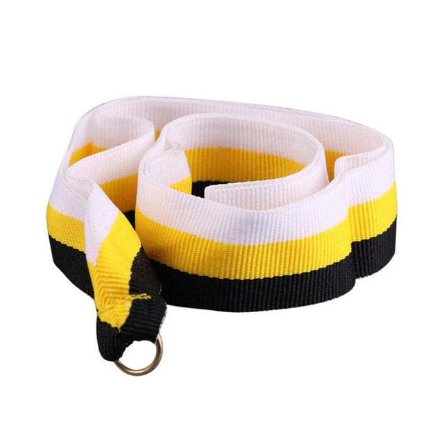 Custom Protective 4mm Thickness 1.5 Meter Length Yellow Cable Spiral Coil Tool Lanyard For Machine Use