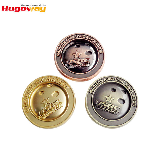 Custom Hot Sales Old Gold Islamic State Gold Plating Metal Coins