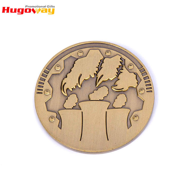 Wholesale Custom Metal Brass Zinc Alloy Aluminum Gold Silver Token Coins