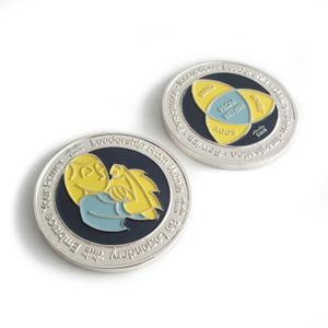 Wholesale Custom Challenge Enamel Tokens Coins Love Gift for Men And Women