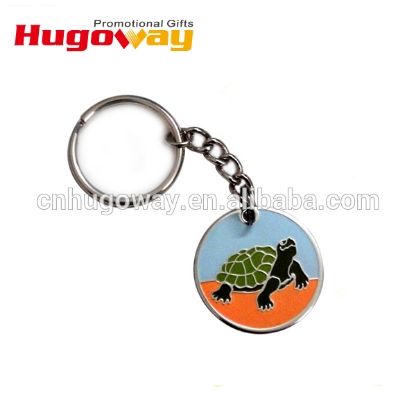 Custom Cheap Soft Enamel Metal Crafts Key Chain Key Ring