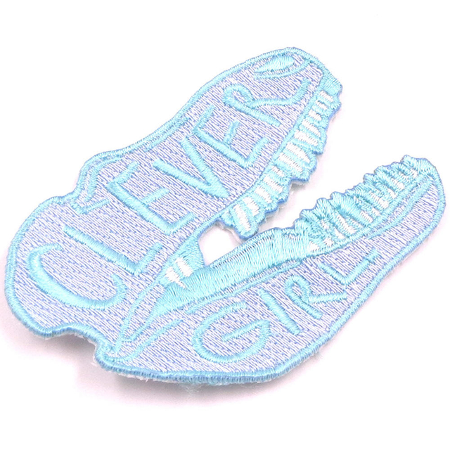 New Design Custom Big Material Female Male Embroidery Patches for T Shirts