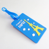 Custom Travel Luggage Tag Cute Cartoon PVC Rubber Hand Bag Name Tag