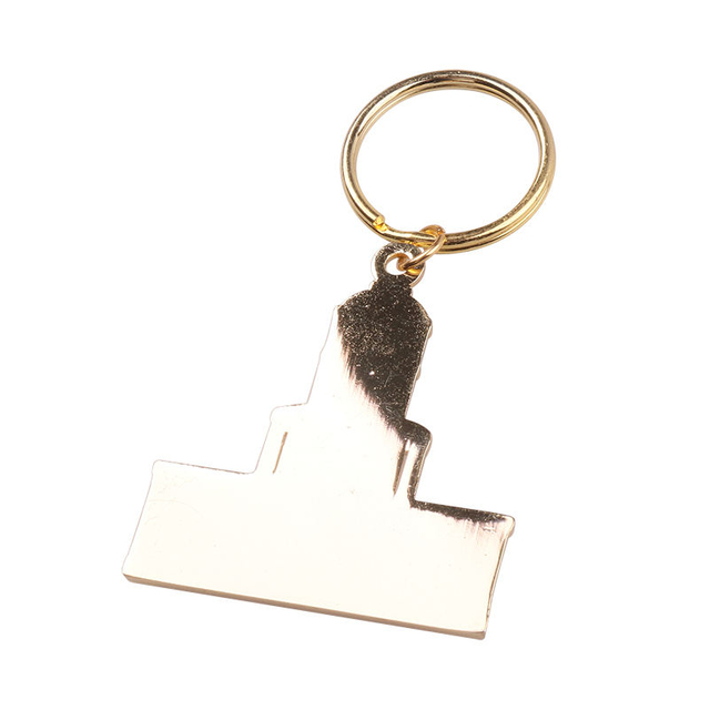 Wholesale Custom Logo Metal Shape Keychains