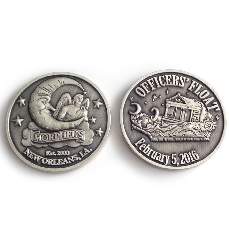 No Minimum Free Design 3D Zinc Alloy Gold Silver Brass Metal Coins Custom Made Christmas Coin