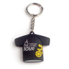 2023 Wholesale Rubber Key Chain Club Soccer Custom 3D Soft Pvc Keychain T-shirt Cloth Key Ring