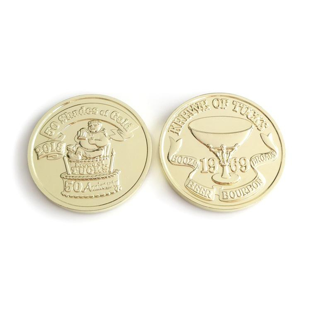 Factory Wholesale Hot Selling Souvenir Coins High Quality Custom Gold Coin
