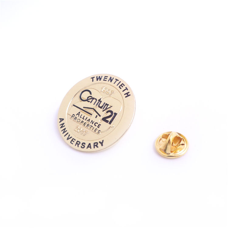 Custom Cheap Gifts Soft Enamel Lapel Badge Pins Plating Mens Round Lapel Pin
