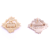 Manufacturers Wholesale Flower-shaped Metal Lapel Gold Plated Enamel Pins
