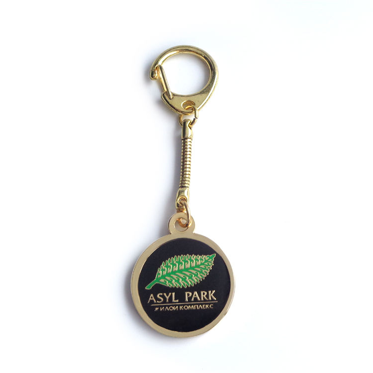 Free Design Custom Made Metal Keychain Gold Logo Keyring Cute Anime Keychains