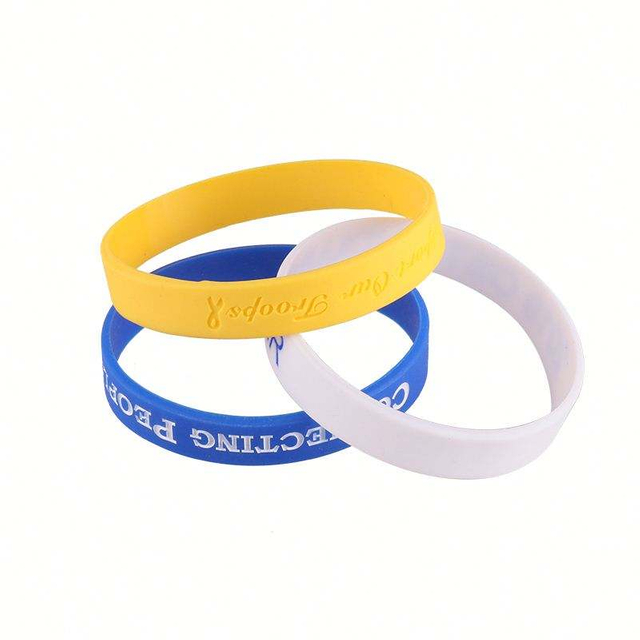 Customize Logo Silicone Bracelet Custom Logo Silicone Wristband Rubber Wrist