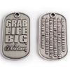 Free Design Custom Aluminum Dog Tag Custom Logo Dog Tag Metal Sublimation Dog Tag Necklace