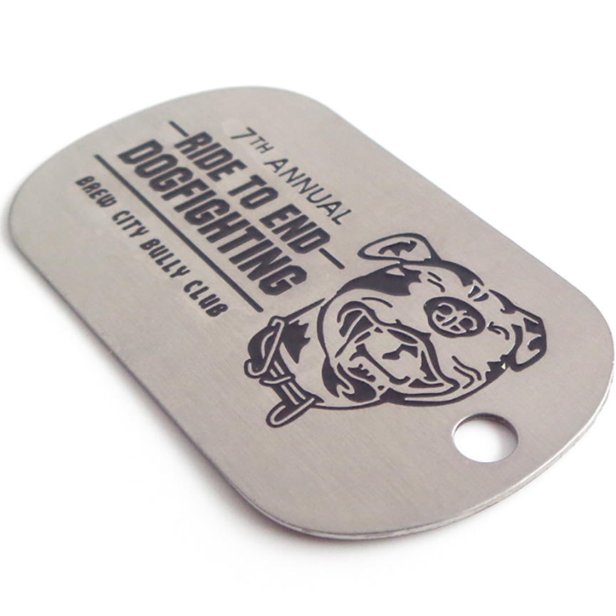 2023 Wholesale Custom Engraving Sublimation Stainless Steel Blank Dog Tag