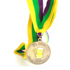 Custom Reindeer Medals Love Public Welfare Movement 3D Sport Color School Silver Medal