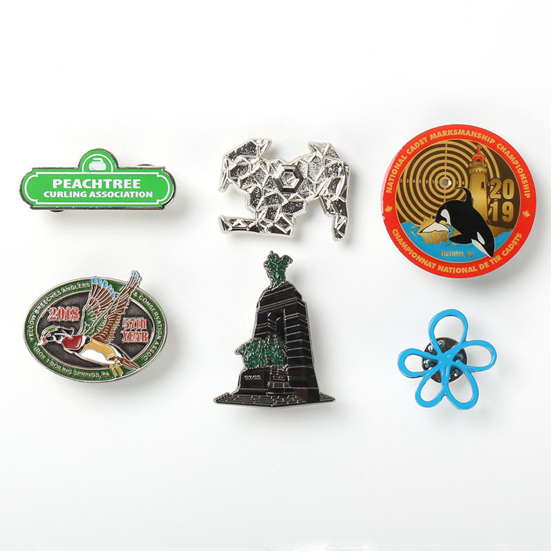 Wholesale Custom Pins Metal Logo Hard Soft Lapel Butterfly Enamel Pin