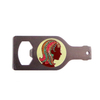Oem Design Custom Beer Bottle Shape Stainless Steel Bottle Opener Single Side Custom Logo