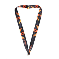 Custom Ribbon Design And Badge Custom Printed Wrist Lanyard