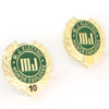 Custom Factory Direct Sale Fashion Cut Luxury Soft Enamel Metal Pins Badge