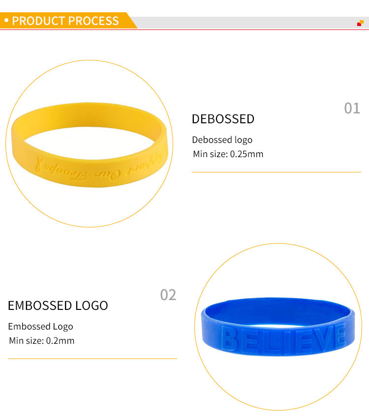 bracelets silicone custom