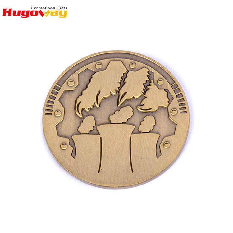 china Custom Cheap Metal Panda Supplier Brass Gold Challenge Coins