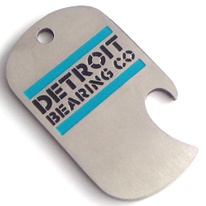 Custom Metal Iron Key Chain With Bottle Opener Sublimation Round Bottle Opener
