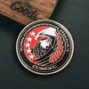 Cheap Custom Logo 2D 3D Die Casting Antique Brass Metal Zinc Alloy Challenge Coin