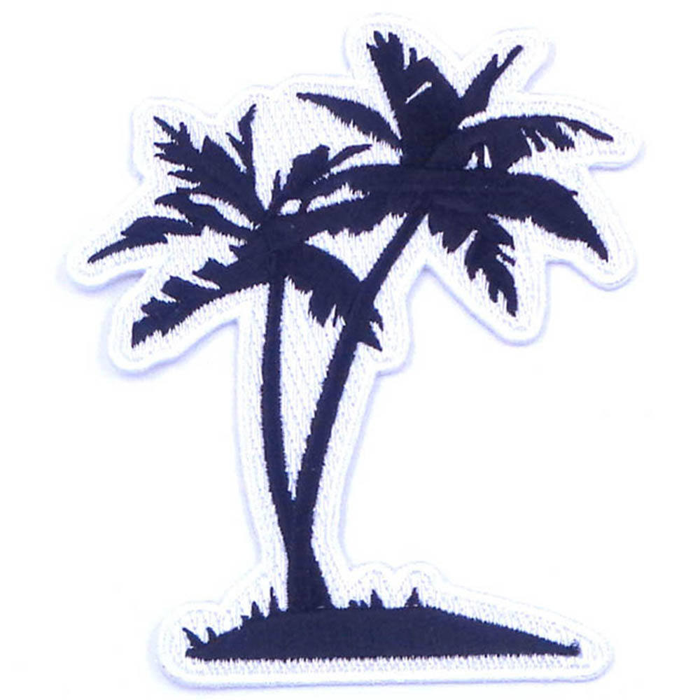 Custom Personalized Fashion Popular Coconut Tree Embroidery Sew On Patches