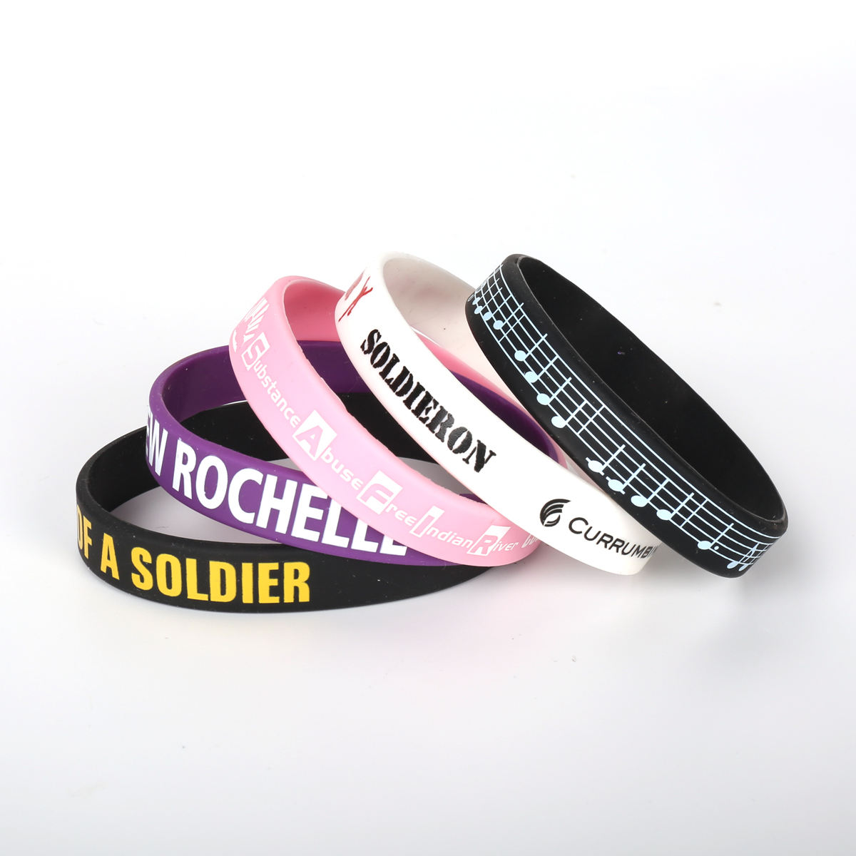 China Manufacturer Factory Price Personalized Souvenir Wrist Band Silicone New Custom Debossed Sport Wristband