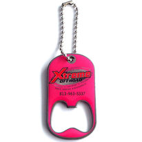 China Manufacturer Custom Offset Printed Dog Tag Bottle Opener Promotional Gift