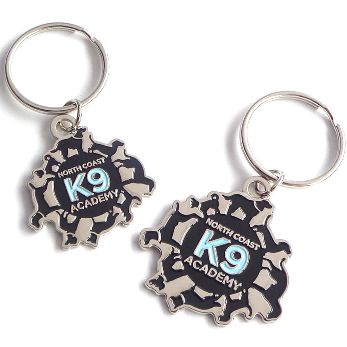 Manufacturers Sublimation Custom Enamel Logo Letters Design Promotional Metal Keychains Custom Logo Key Chain