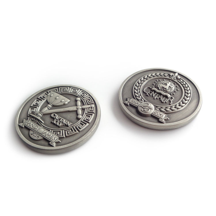 No Minimum Custom Brass Copper Ancient Greek Silver Angel Coin