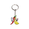 Wholesale Custom Logo Metal Pet Key Chain Cute French Bulldog Keychain