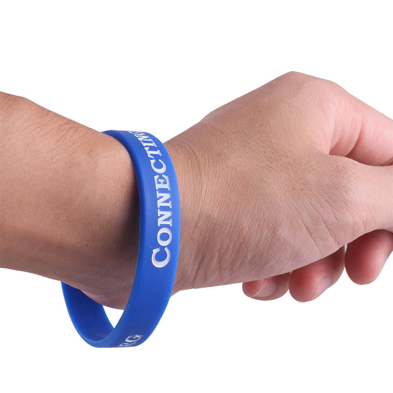 custom personalized rubber silicone wristband bracelets