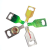 Oem Design Custom Beer Bottle Shape Stainless Steel Bottle Opener Single Side Custom Logo
